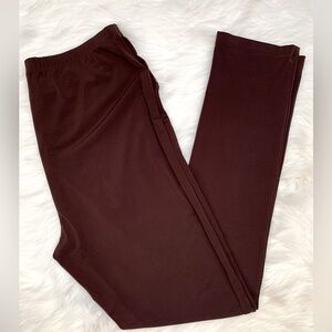 Slinky Brand Leggings Wine Size Medium